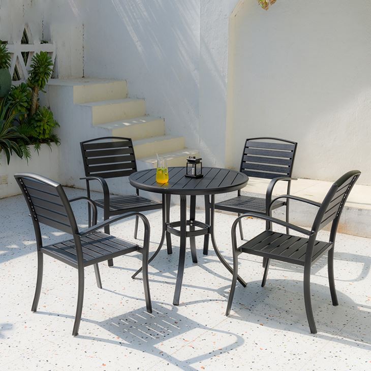 সমসাময়িক অ্যালুমিনিয়াম গার্ডেন আসবাব